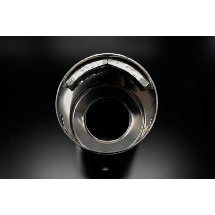 ロードスター ND マフラーカッター 80mm シルバー 2本 鏡面 高純度