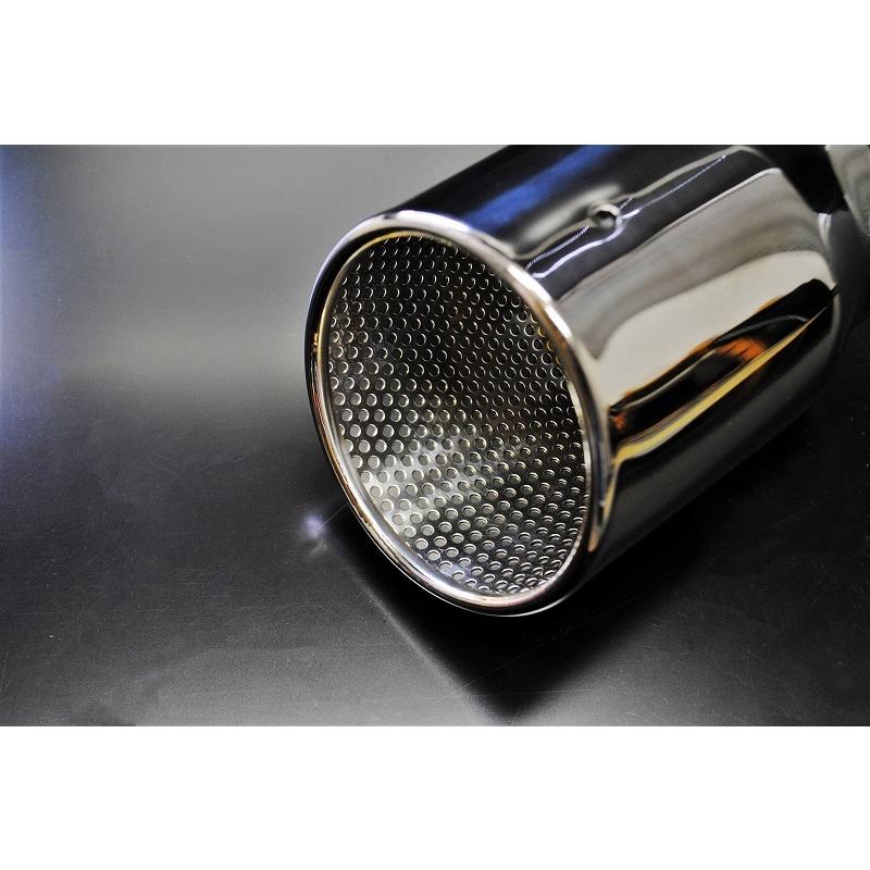 CX-30 マフラーカッター 100mm ブラック パンチングメッシュ 2本 鏡面