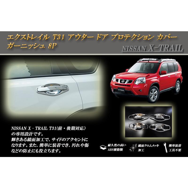 エクストレイル T31 アウター ドア プロテクション カバー