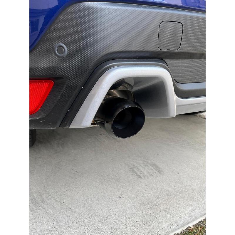 フォレスター SK5 ユーロ マフラーカッター 100mm ブラック 耐熱