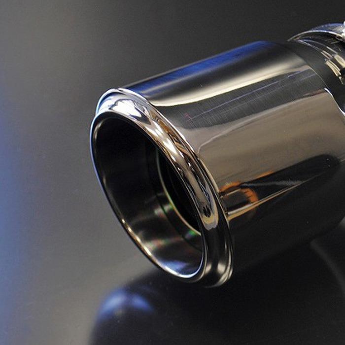 フォレスター SK9 テーパー マフラーカッター 100mm ブラック