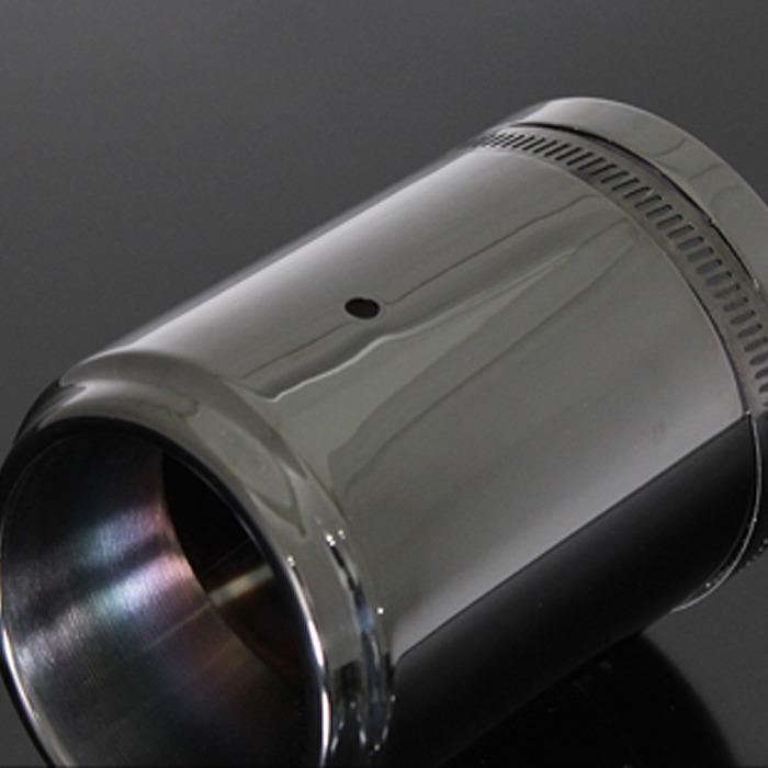 WRX STI / S4 VAB/VAG テーパー マフラーカッター 90mm ブラック