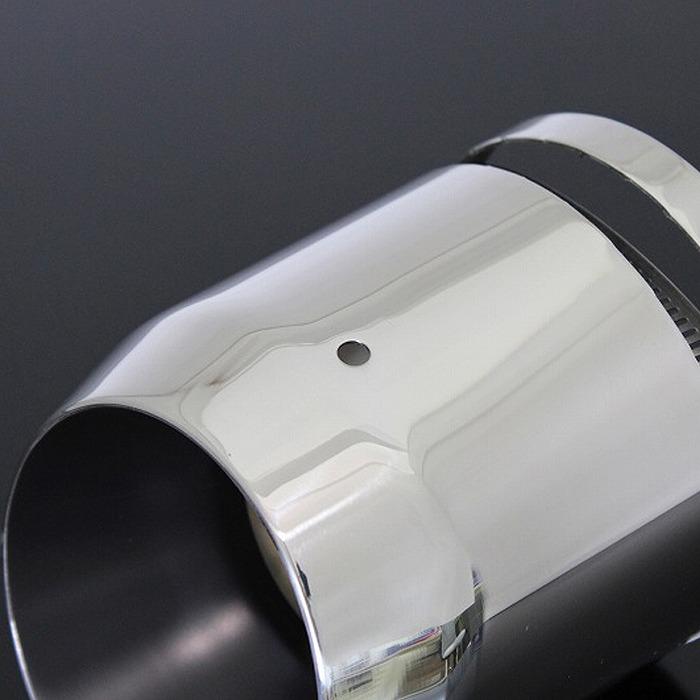 レイバック VN系 ユーロ マフラーカッター 100mm シルバー 耐熱