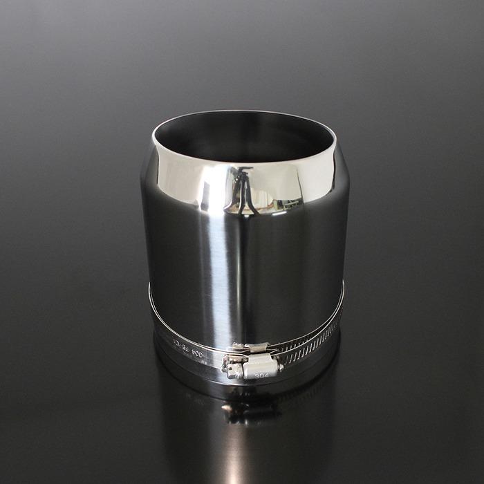 レイバック VN系 ユーロ マフラーカッター 100mm シルバー 耐熱
