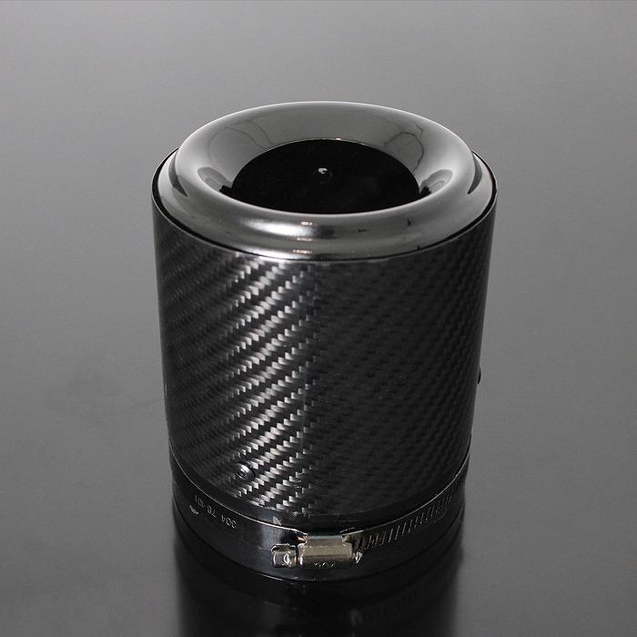 B品】レイバック VN系 カーボン マフラーカッター 100mm ブラック 