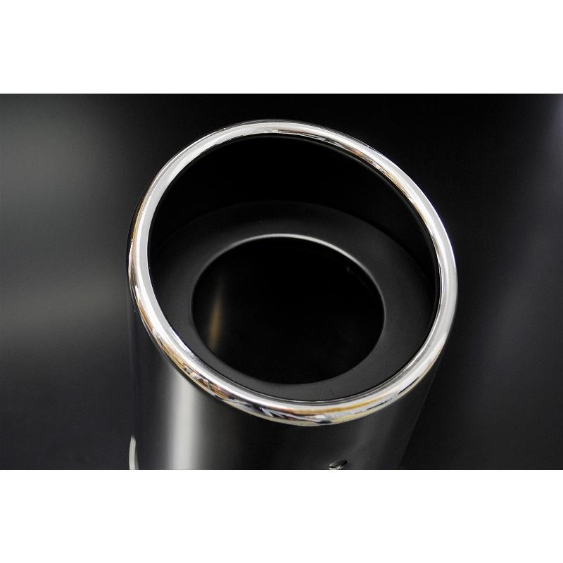 クラウン RS S22型 マフラーカッター 80ｍｍ シルバー 耐熱ブラック 