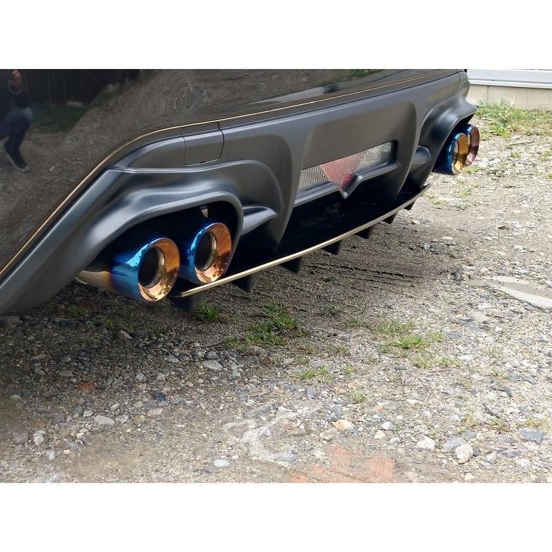 TOYOTA 86 ドーム マフラーカッター ブルー 92mm 4本 ZN6 後期