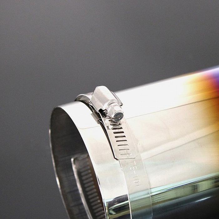 TOYOTA 86 ドーム マフラーカッター ブルー 92mm 4本 ZN6 後期