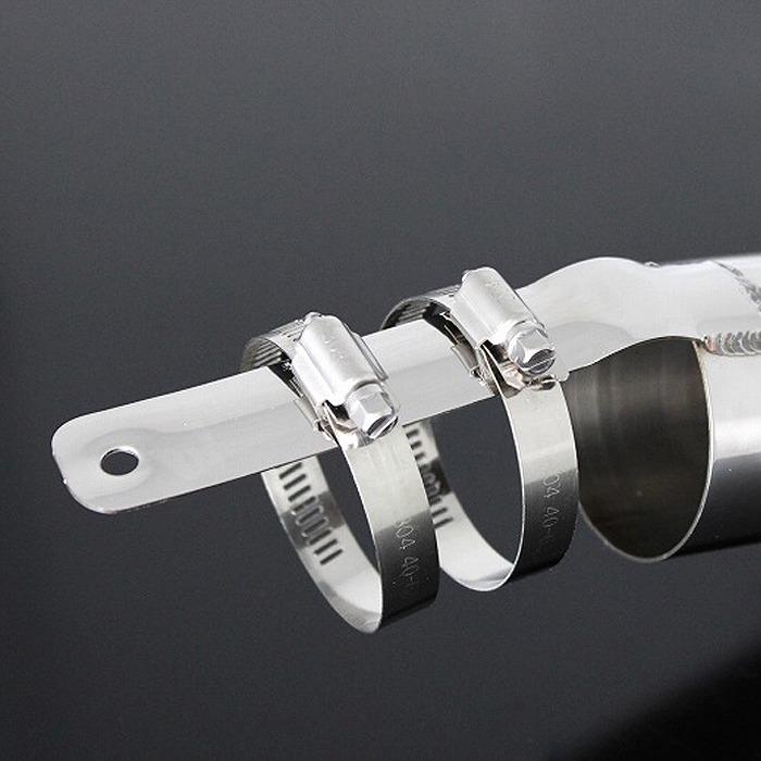 ヤリスクロス 2WD ユーロ マフラーカッター 90mm ブルー 耐熱ブラック
