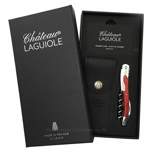 ★未使用シャトーラギオール ソムリエナイフ スタミナウッド シャトーラギオール ソムリエナイフ スタミナウッド グリーン