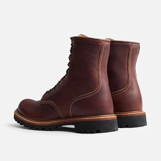 【メンズ】RED WING / レッドウィング　RW45010D 8inch LOGGER NON-STEEL TOE　BLACK 8インチ ロガー (ノン・スティールトゥ)　ブライアー「オイルスリック」の画像