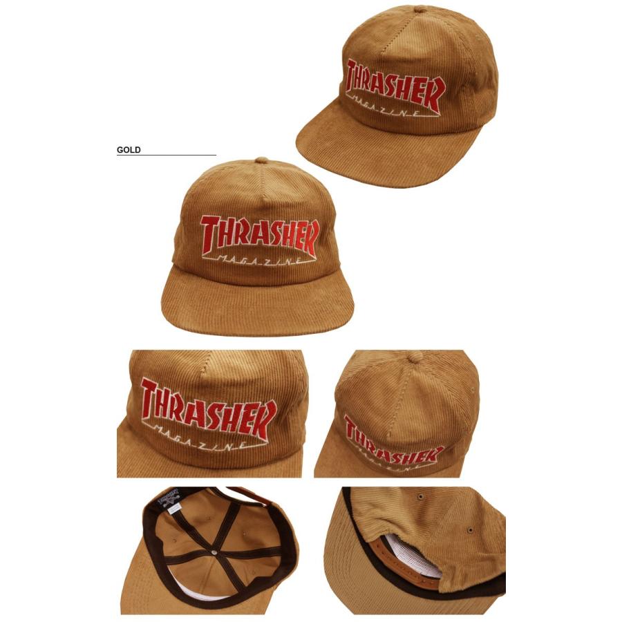 THRASHER（スラッシャー） THRASHER MAGAZINE LOGO CORDUROY SNAP BACK