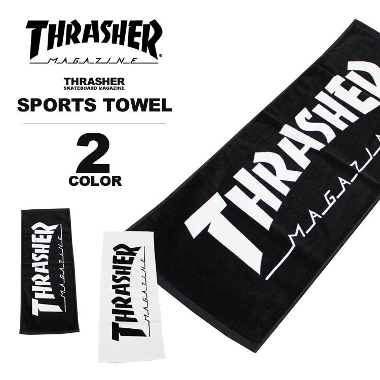 THRASHER（スラッシャー） スポーツタオル MAG LOGO SPORTS TOWEL