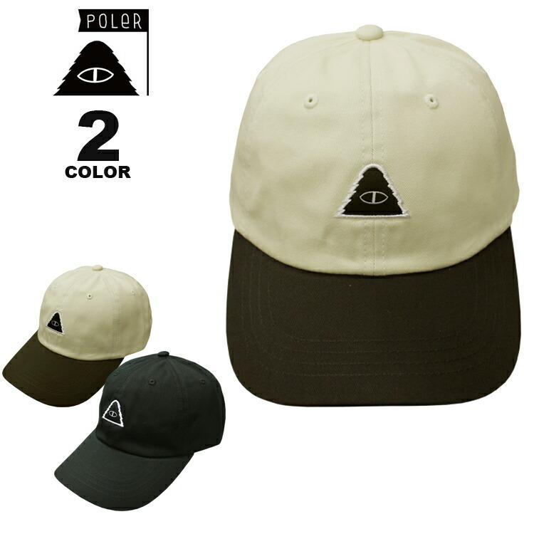 ポーラー キャップ 帽子 POLeR CYCLOPS DAD CAP ローキャップ メンズ レディース ユニセックス 全2色｜rifflepage