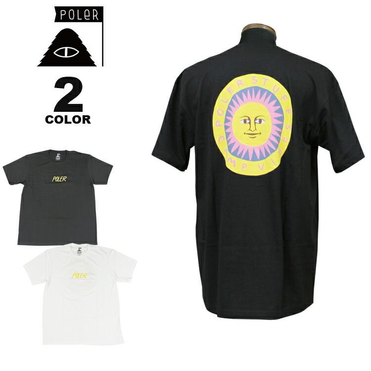 SALE ポーラー Tシャツ POLER SUNSHINE S/S T-SHIRTS 半袖 TEE メンズ レディース ユニセックス 全2色 M-XL アウトレット｜rifflepage