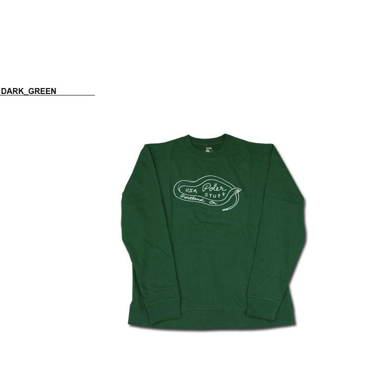 SALE ポーラー トレーナー POLER SNAKED CREW SWEAT スウェット クルーネック 丸首 裏起毛 メンズ 全2色 M-XL アウトレット｜rifflepage｜04