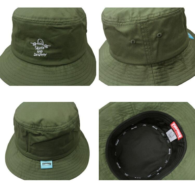 (公式） スラッシャー ハット THRASHER GONZ SAD YOUTH BUCKET HAT バケットハット 帽子 全2色 ジュニア ユース キッズ KIDS 子供 小さいサイズ｜rifflepage｜03