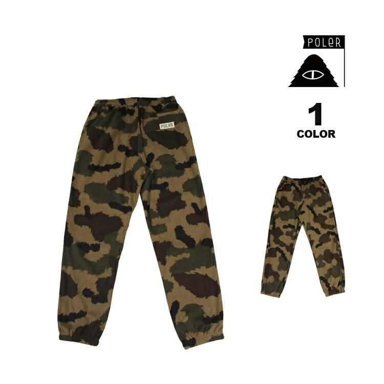 SALE ポーラー フリース パンツ POLER CAMO FLEECE PANTS ボトムス