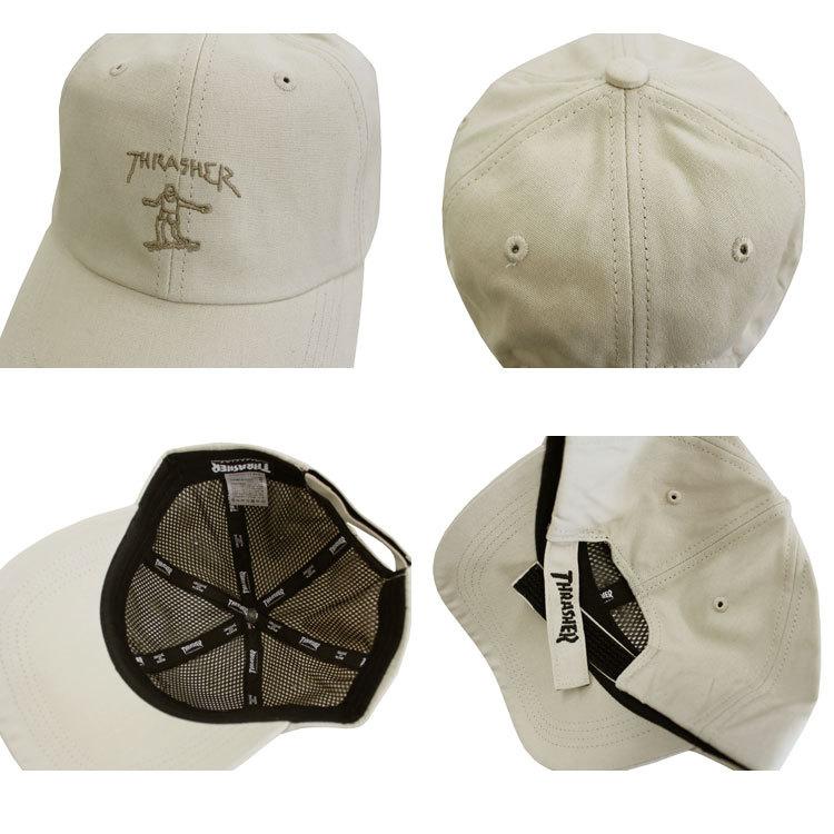 (公式）スラッシャー キャップ THRASHER GONZ ART DAD CAP 帽子 メンズ レディース ユニセックス ローキャップ 全4色 フリーサイズ｜rifflepage｜03