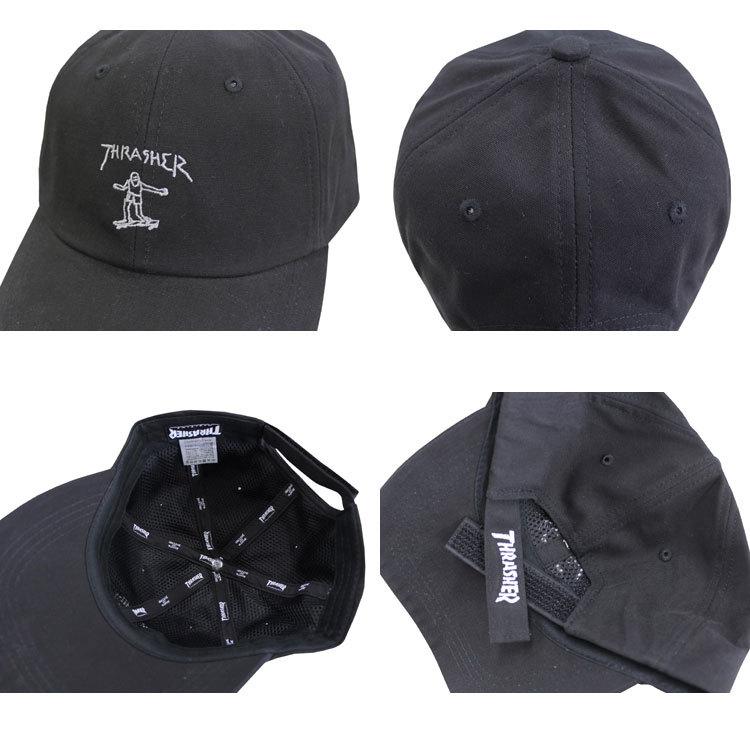 (公式）スラッシャー キャップ THRASHER GONZ ART DAD CAP 帽子 メンズ レディース ユニセックス ローキャップ 全4色 フリーサイズ｜rifflepage｜05