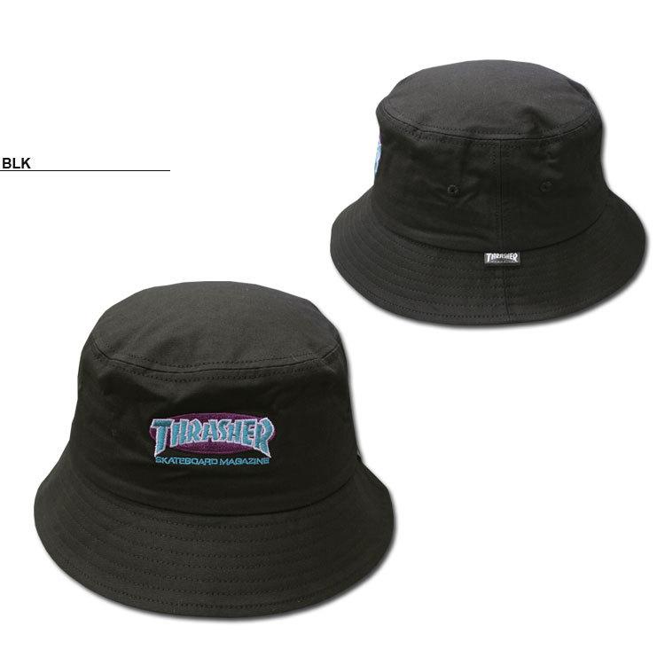 (公式） スラッシャー ハット THRASHER OVAL MAG BUCKET HAT バケットハット 帽子 全3色 メンズ レディース ユニセックス｜rifflepage｜02