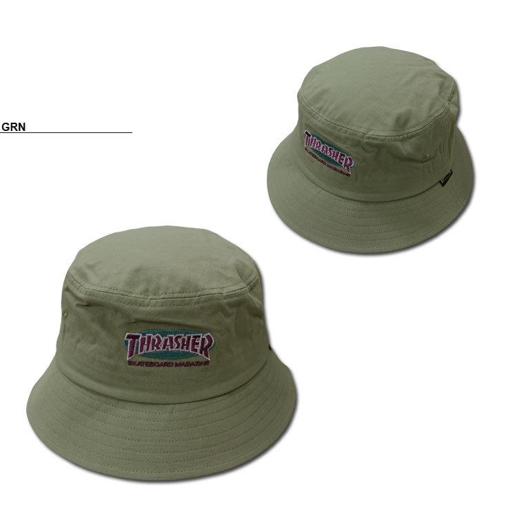 (公式） スラッシャー ハット THRASHER OVAL MAG BUCKET HAT バケットハット 帽子 全3色 メンズ レディース ユニセックス｜rifflepage｜04