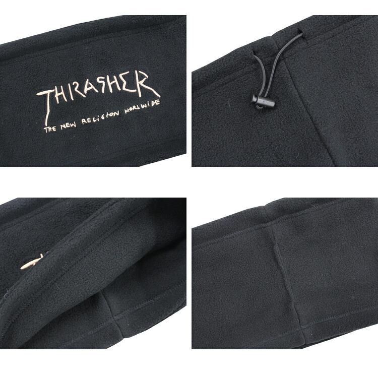 スラッシャー ネックウォーマー THRASHER NECK WARMER フリース ジュニア ユース キッズ KIDS 子供 小さいサイズ  GONZ LOGO YOUTH FLEECE 全2色 (公式）｜rifflepage｜05