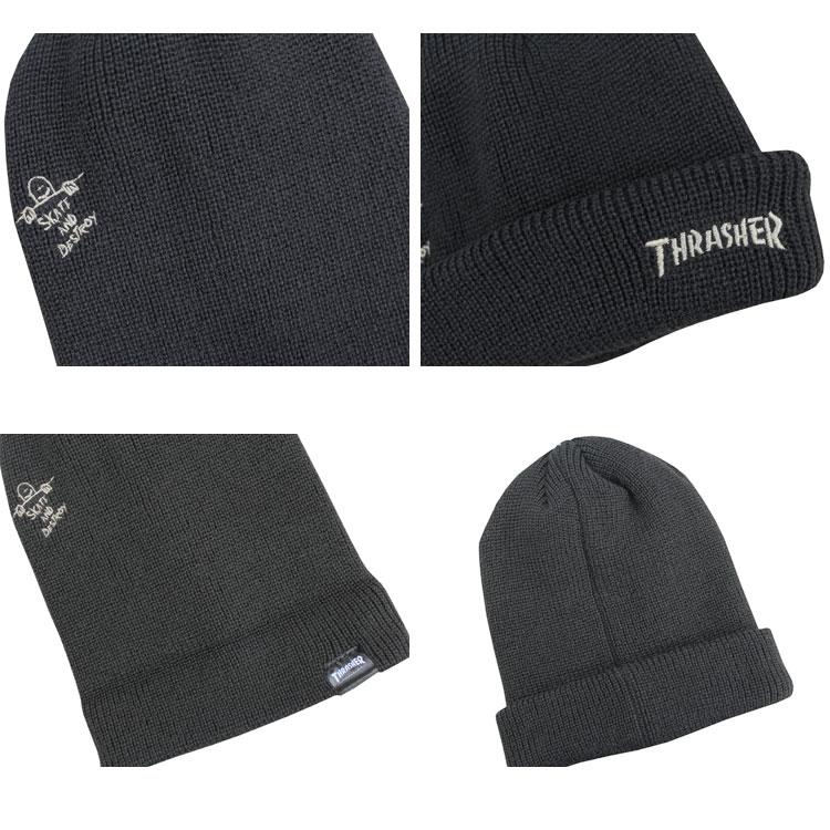 THRASHER（スラッシャー） ビーニー ニット帽 THRASHER GONZ SAD 3WAY