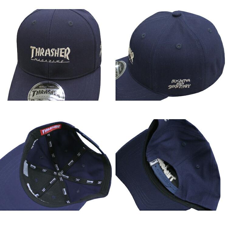 スラッシャー キャップ THRASHER CAP 帽子 ジュニア ユース キッズ KIDS 子供 小さいサイズ スナップバック HOMETOWN YOUTH 6P SNAPBACK CAP 全3色 (公式）｜rifflepage｜03