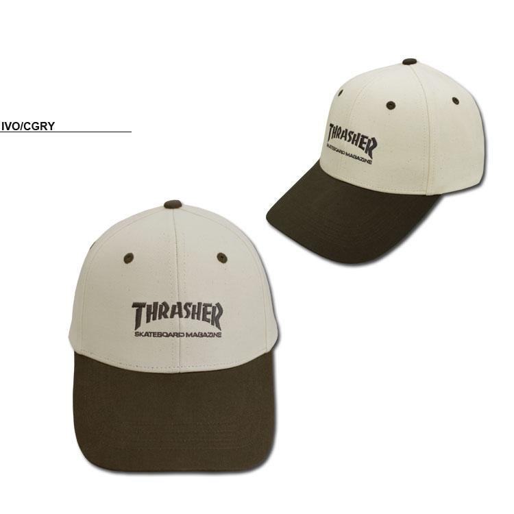 スラッシャー キャップ THRASHER CAP 帽子 メンズ レディース ユニセックス MAG LOGO 2TONE 6P 全4色 (公式）｜rifflepage｜06