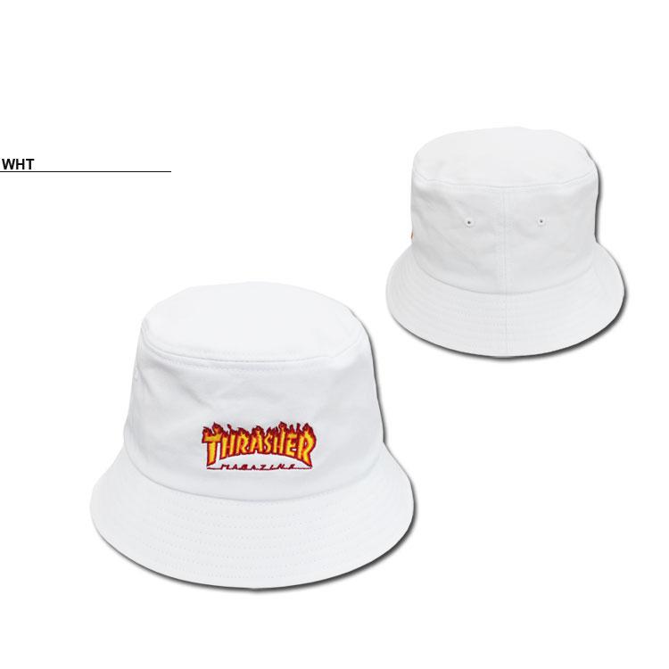 スラッシャー ハット THRASHER バケットハット 帽子 FLAME LOGO BUCKET HAT 全2色 メンズ レディース ユニセックス (公式）｜rifflepage｜02