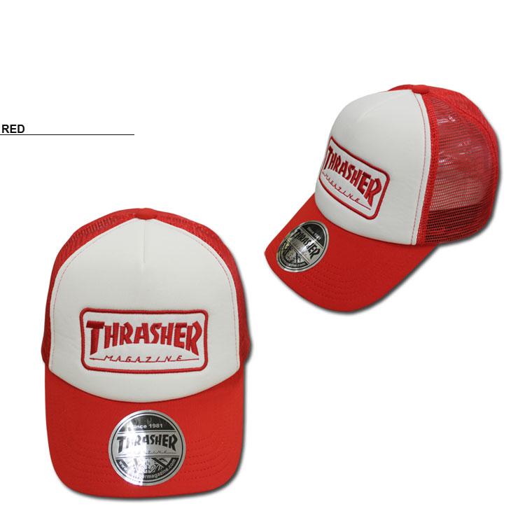 THRASHER（スラッシャー） キャップ THRASHER WAPPEN MESH CAP 帽子