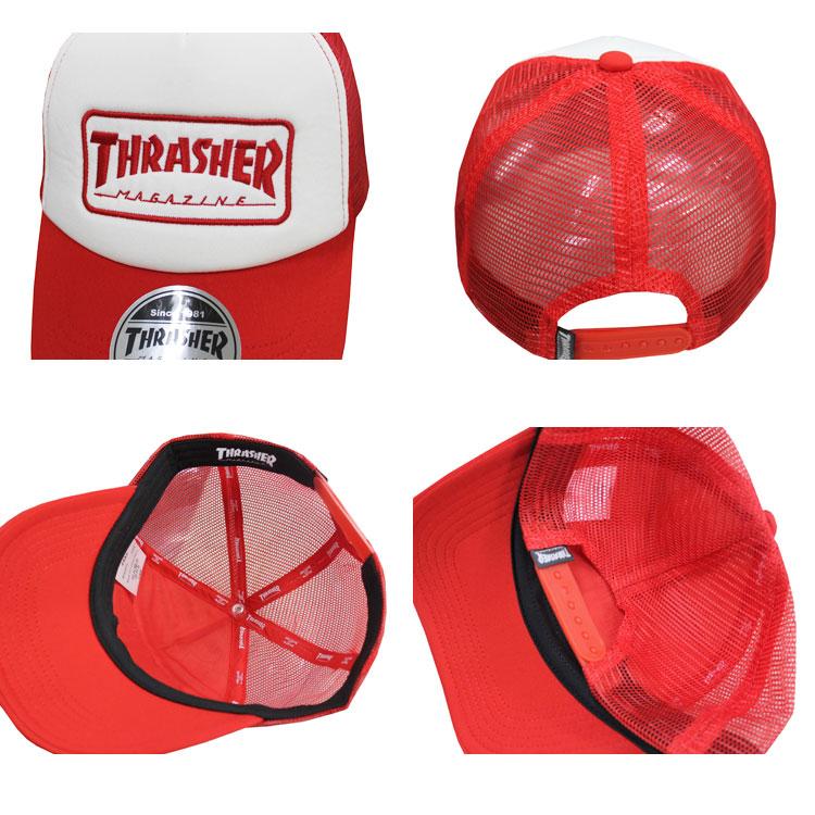 THRASHER（スラッシャー） キャップ THRASHER WAPPEN MESH CAP 帽子