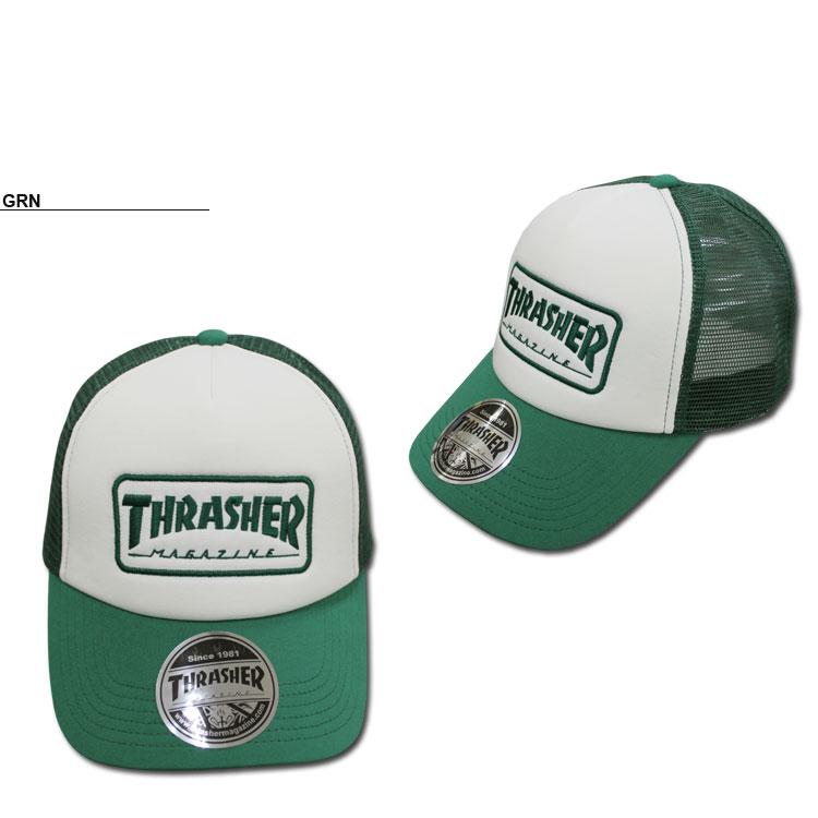 THRASHER（スラッシャー） キャップ THRASHER WAPPEN MESH CAP 帽子