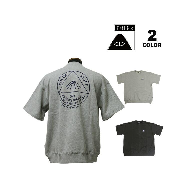 SALE ポーラー 半袖スウェット POLER SEEKER BAGGY S/S TERRY CREW