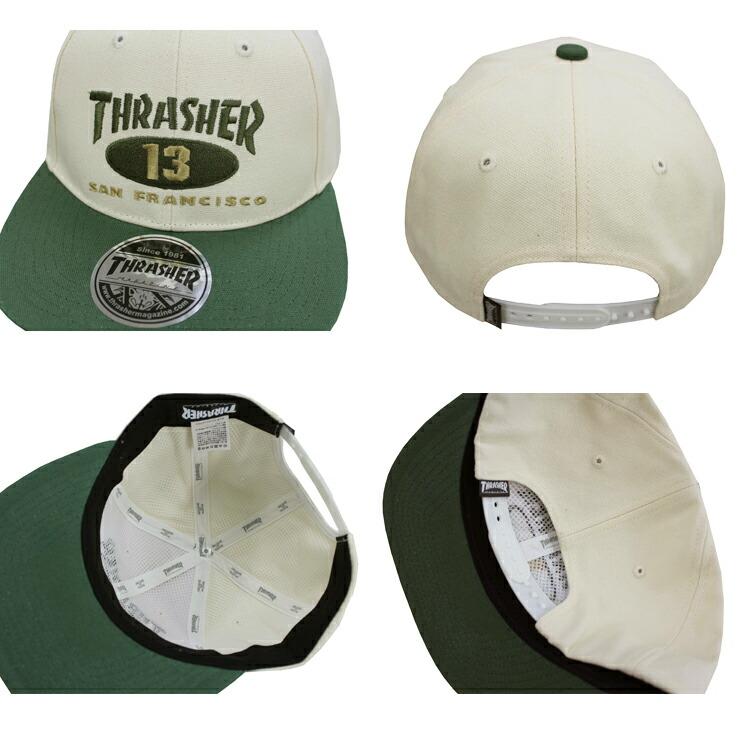 THRASHER（スラッシャー） キャップ THRASHER NEW OVAL SNAPBACK CAP