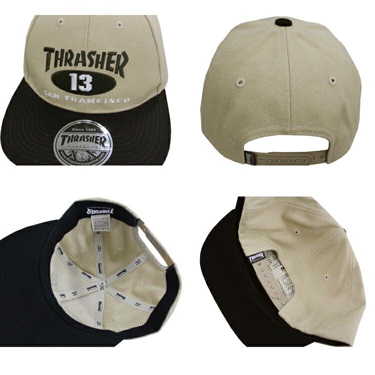 THRASHER（スラッシャー） キャップ THRASHER NEW OVAL SNAPBACK CAP