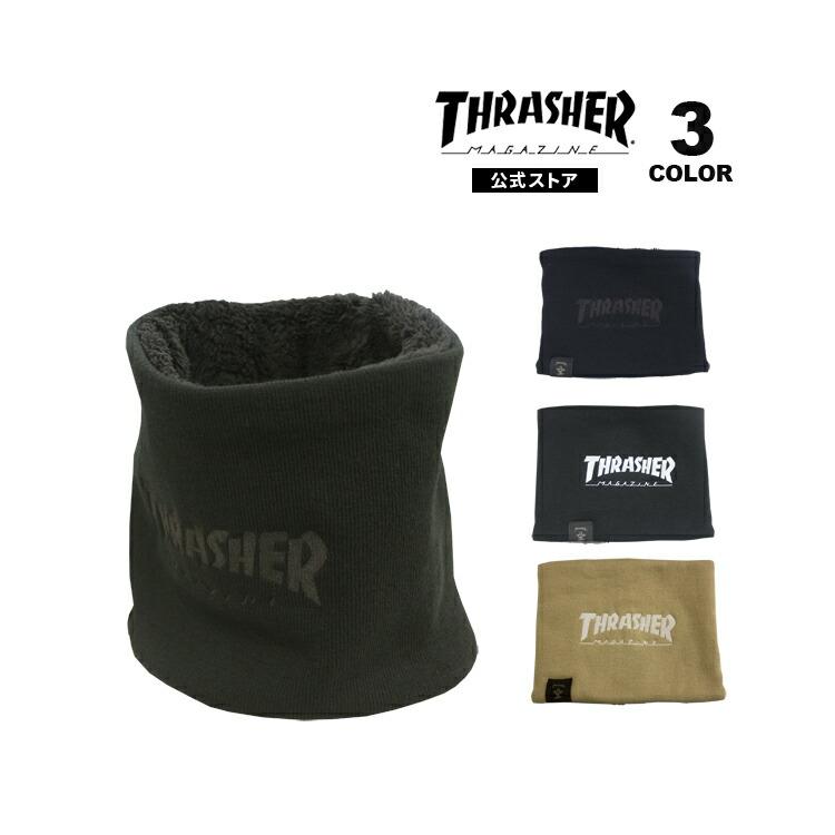 THRASHER（スラッシャー） ネックウォーマー THRASHER KNIT/BOA FLEECE