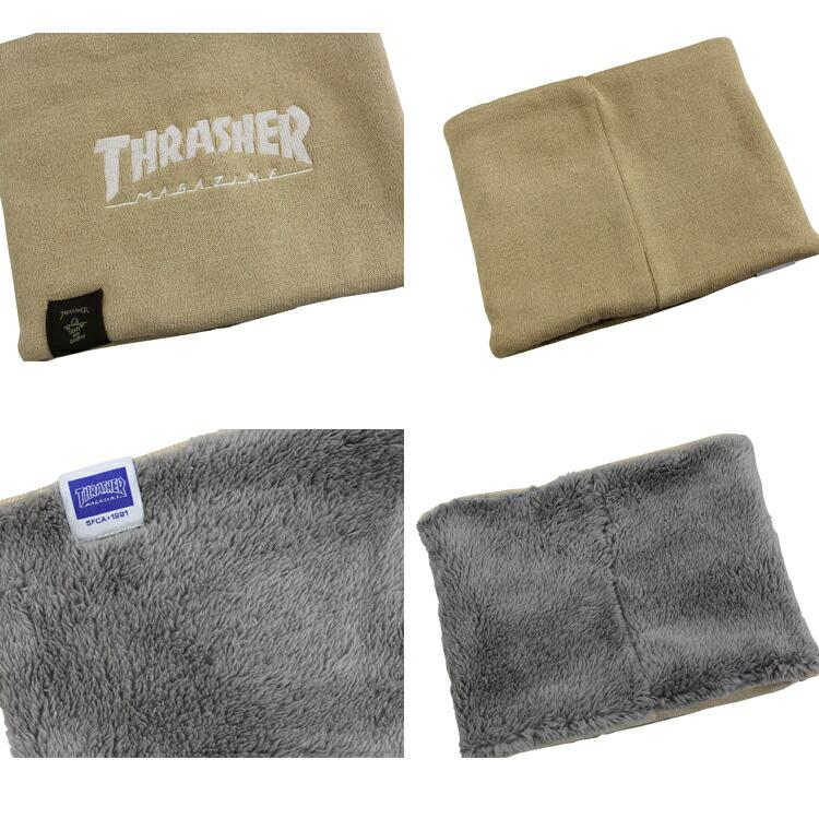 THRASHER（スラッシャー） ネックウォーマー THRASHER KNIT/BOA FLEECE