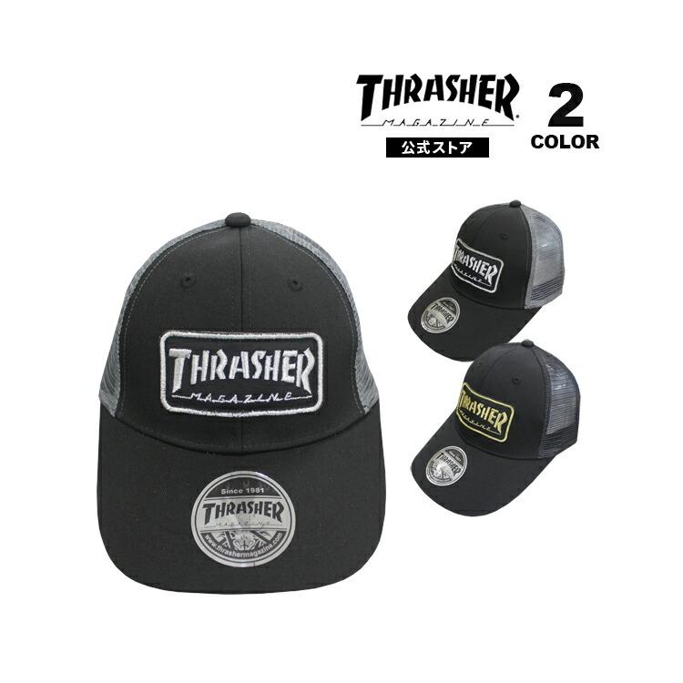Hoorsenbuhs メッシュ　スナップバック　キャップ THRASHER（スラッシャー） キャップ THRASHER MAG PATCH MESH CAP 帽子