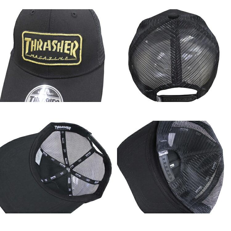THRASHER（スラッシャー） キャップ THRASHER MAG PATCH MESH CAP 帽子