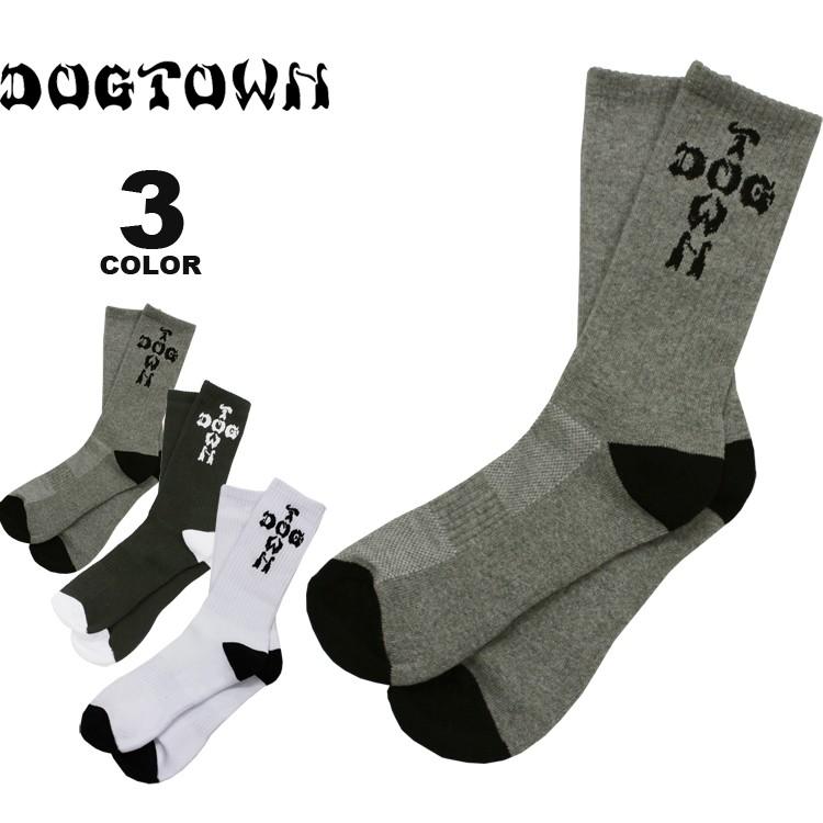 ドッグタウン DOGTOWN ソックス SKATE CREW SOCKS メンズフリー 靴下 全3色 | 
