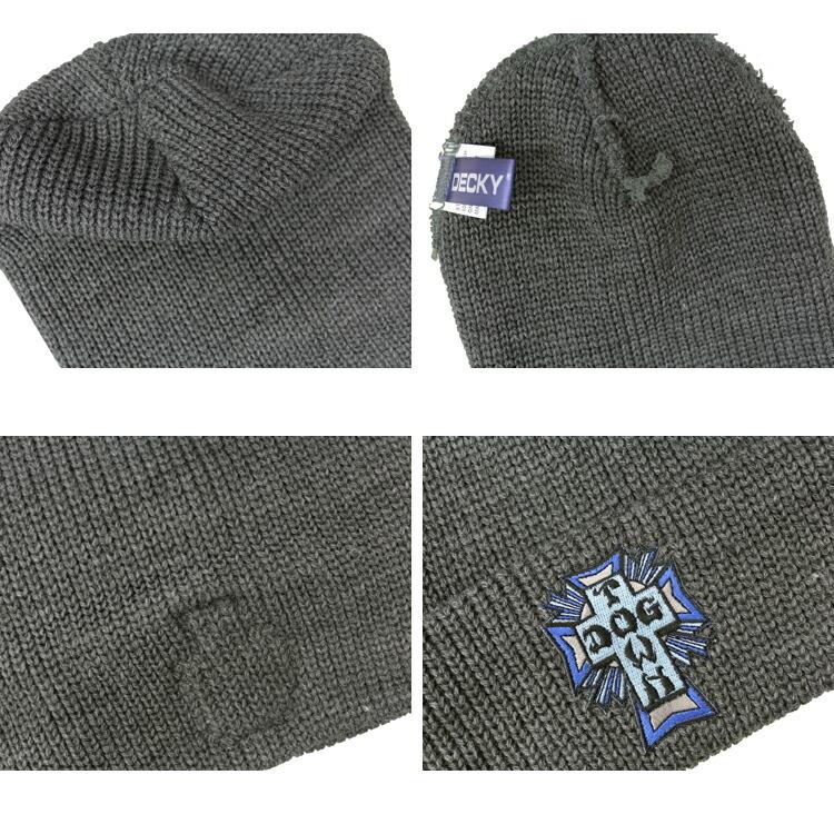 ドッグタウン ビーニー ニット帽 キャップ DOGTOWN BLUE CROSS PATCH
