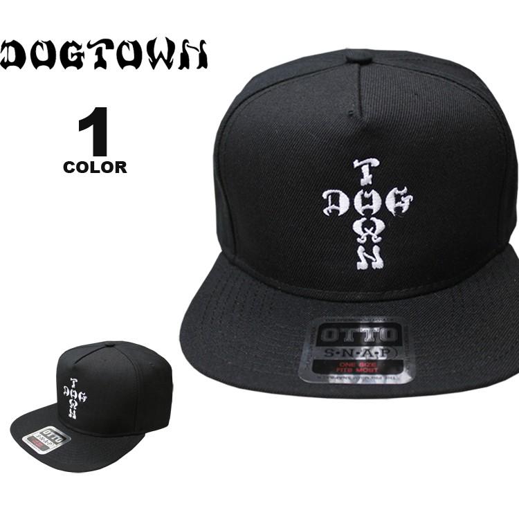 ドッグタウン DOGTOWN 帽子 CROSS LETTERS SNAP BACK CAP キャップ メンズ レディース スナップバック ブラック 黒 | 