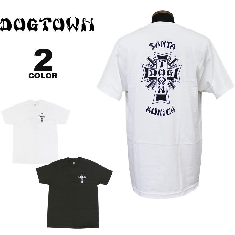 SALE (公式）ドッグタウン Tシャツ DOGTOWN CROSS LOGO SANTA MONICA S