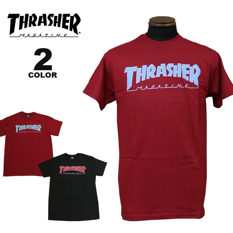 THRASHER（スラッシャー） THRASHER Tシャツ OUTLINED S/S T-SHIRTS 