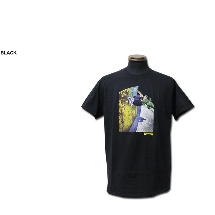 スラッシャー Tシャツ THRASHER MIC-E WALLRIDE S/S T-SHIRTS 半袖 TEE インポート メンズ レディース ユニセックス ブラック 黒 M-XL (公式）｜rifflepage｜02