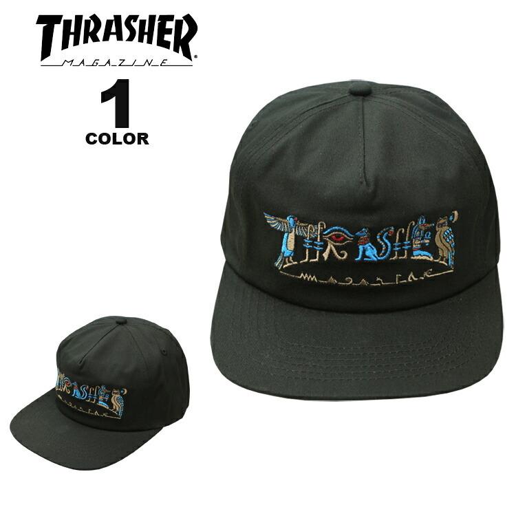 THRASHER（スラッシャー） (公式） キャップ THRASHER HIEROGLYPHICS
