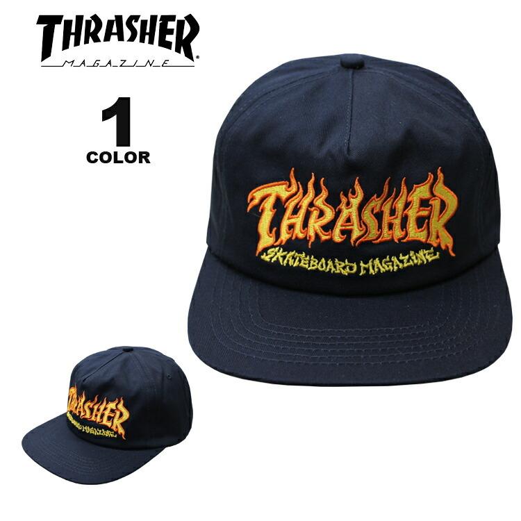 THRASHER（スラッシャー） SALE (公式） キャップ THRASHER FIRE LOGO