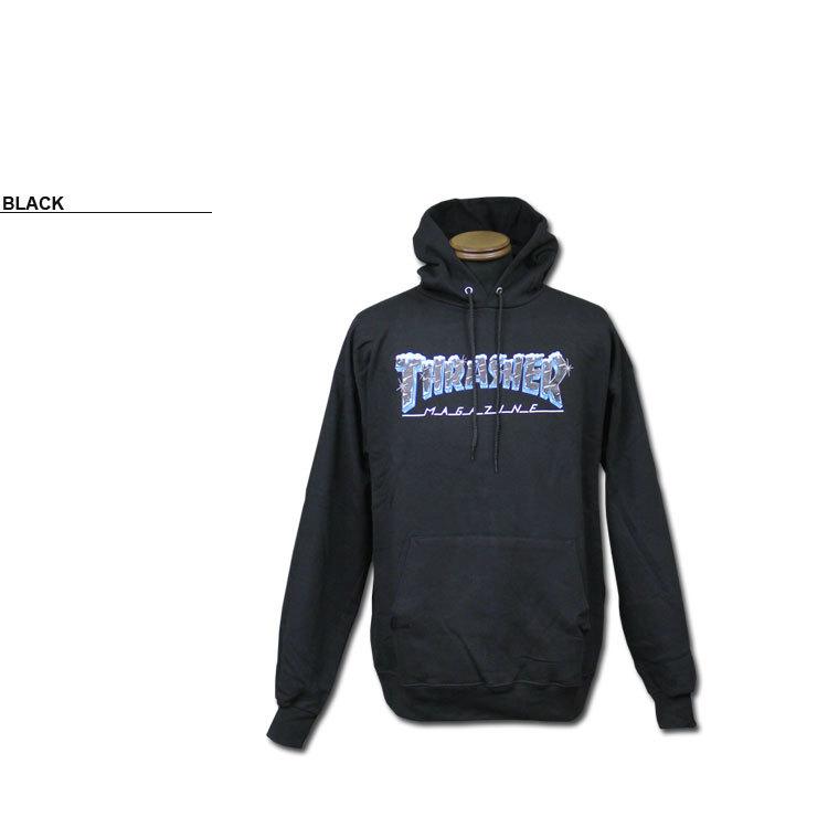 90s THRASHER xl スラッシャー パーカー BLACK 【公式通販】